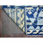 Tapis bleu anatolien en laine noué à la main 6 pi x 8 pi 9 po 6FB53175711E4FA0B68AEF21BA1B2608