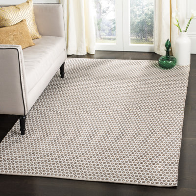 Church Street Hand Woven Cotton Geometric Rug
