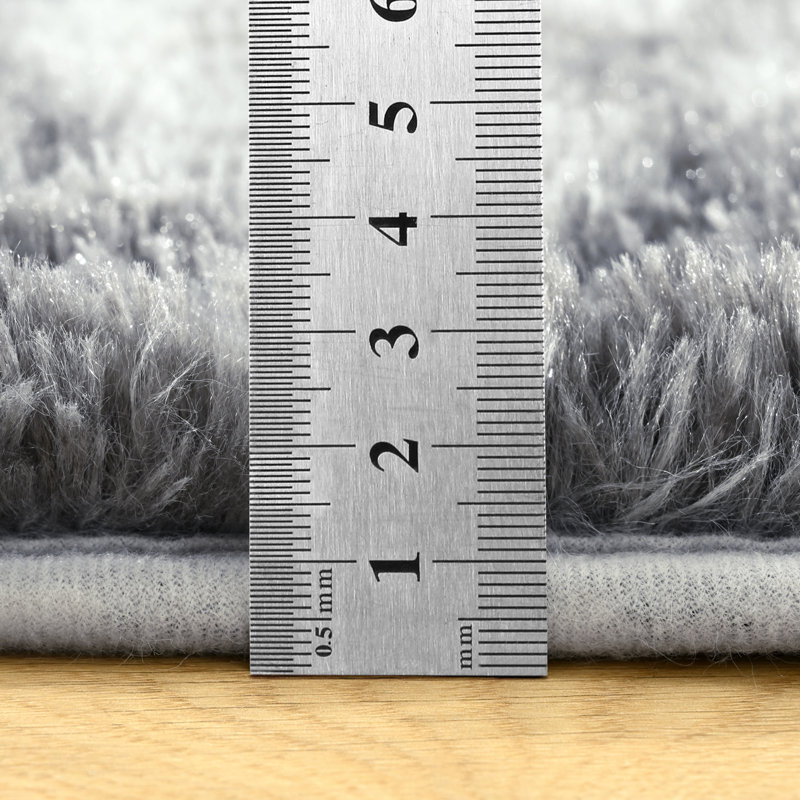 Tapis moelleux à poils longs Wymond, Rectangle 6 pi x 9 pi