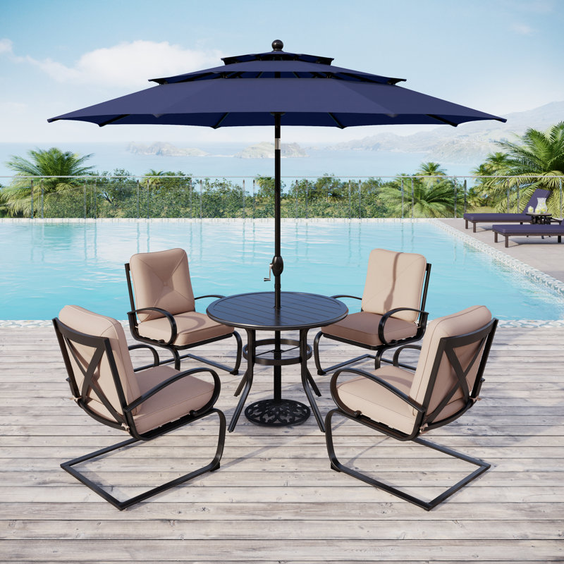 Tanaiyah 120' Market Umbrella, Marine