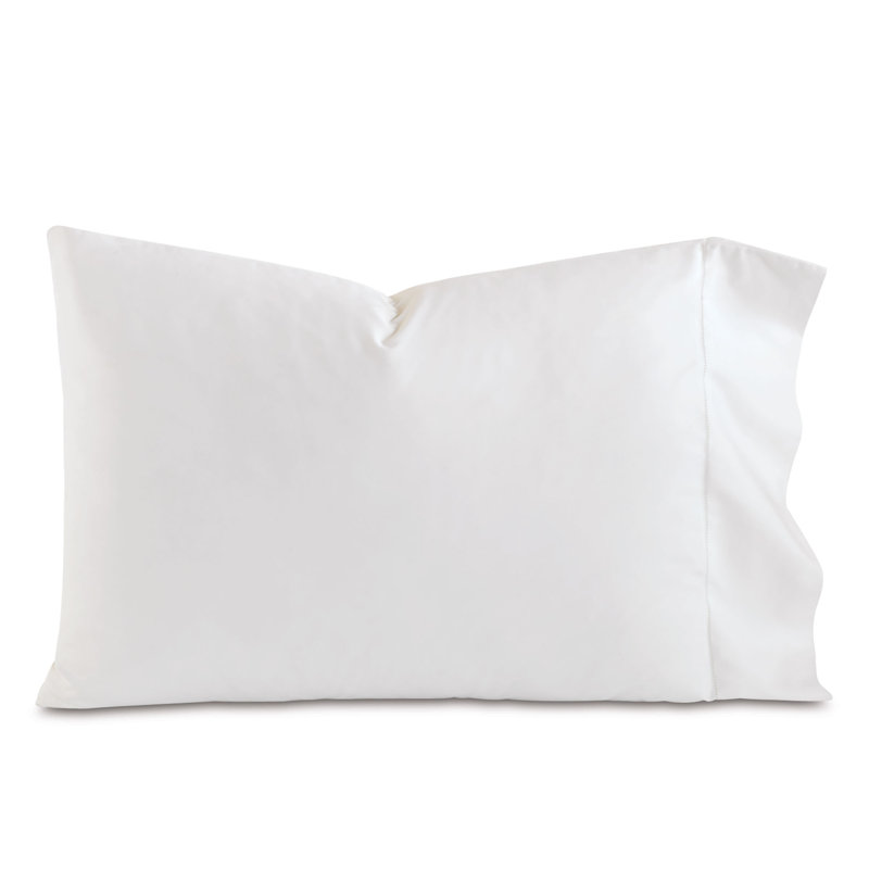 Gianna Egyptian Cotton Percale, Ivory, Standard Pillowcase