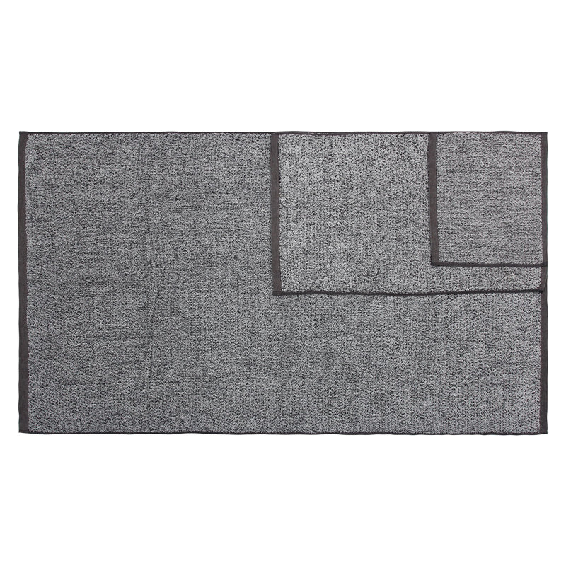 Everplush Grey Oversized Cotton Microfiber 6-Piece Towel Set
