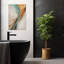 Sable et feu, art mural contemporain abstrait-2093753818