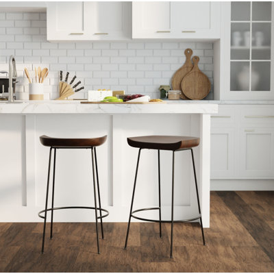 Samanthia Solid Wood Bar and Counter Stool