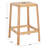 Bluebelle Counter Stool with Solid Wood Frame-847858308-877019602