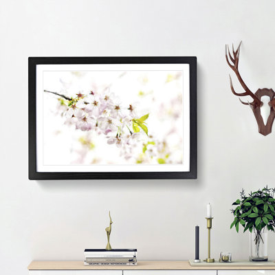 Cherry Blossom Tree in Pink - Picture Frame Graphic Art Print