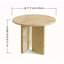 Table basse en marbre naturel beige doré jaune