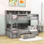 Lit superposé simple en bois avec tablettes Halsy Kids-1581899259