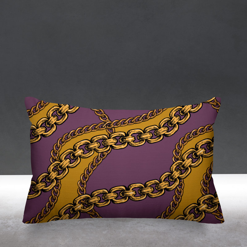 Housse de coussin d'extérieur carré Alessia, 17 po x 17 po, Mauve, Carré