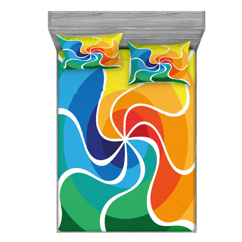 Microfiber Sheet Set, Queen Sheet Set + Fitted Sheet + 2 Pillowcases
