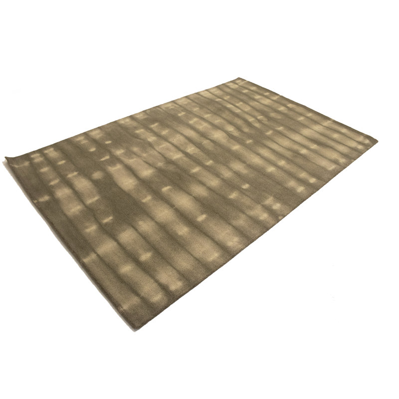 Tapis oriental beige / kaki moderne 5 X 8