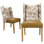 Chaise d'appoint rembourrée Bernier