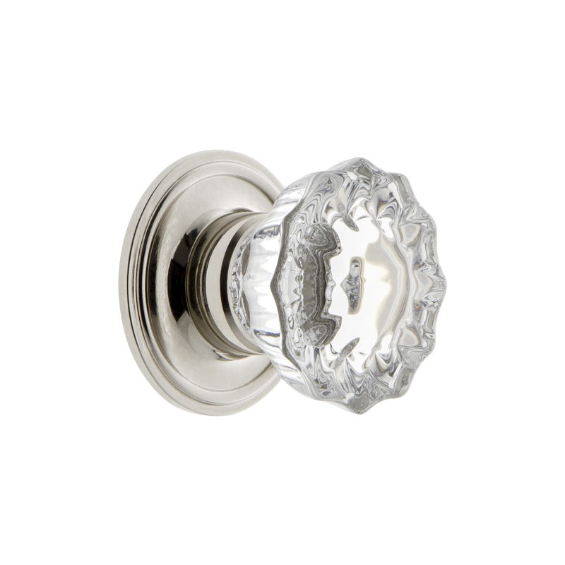 Versailles Round Knob, Polished Nickel
