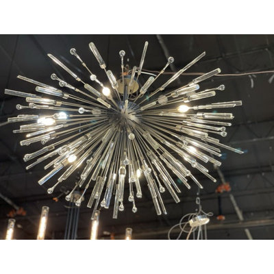 Lustre géométrique à DEL 10 lumières à intensité variable Satya