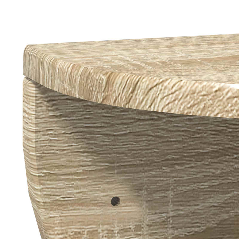 Floating Shelf, Sonoma Oak, 19cm H x 38cm W x 19cm D