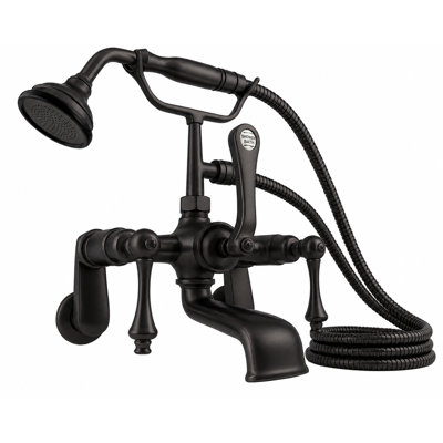 British Telephone Tub Faucet Lever with Handheld