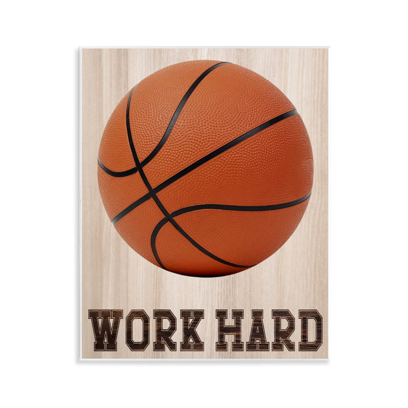 Plaque de basketball Work Work, par Marcus Prime