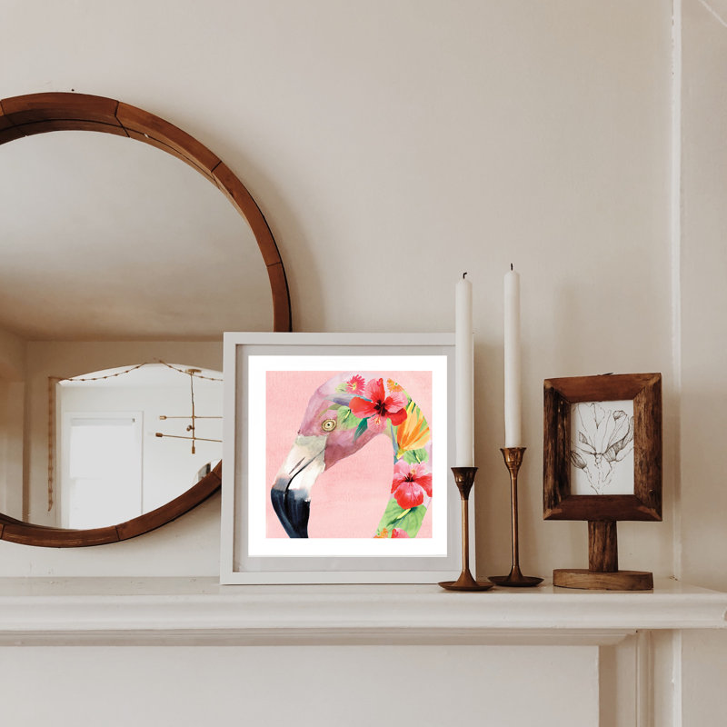 Flamingo by Louise Nisbet - No Frame Print