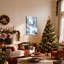 Ensemble de 3 reproductions d'art sur toile, flocons de neige-810868390