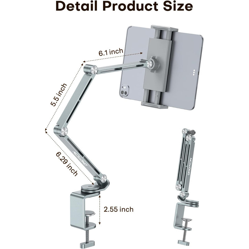 Tablet Stand for iPad with 360° Rotation