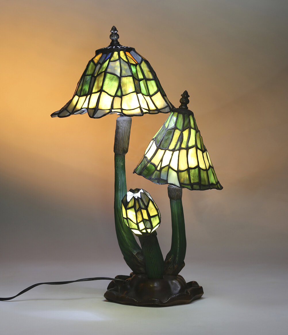 Mushroom tiffany deals lamp