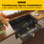 Évier de cuisine en argile réfractaire avec grille d'évier et grille panier Hadley L 30 po x l 18 po Hadley-70264493