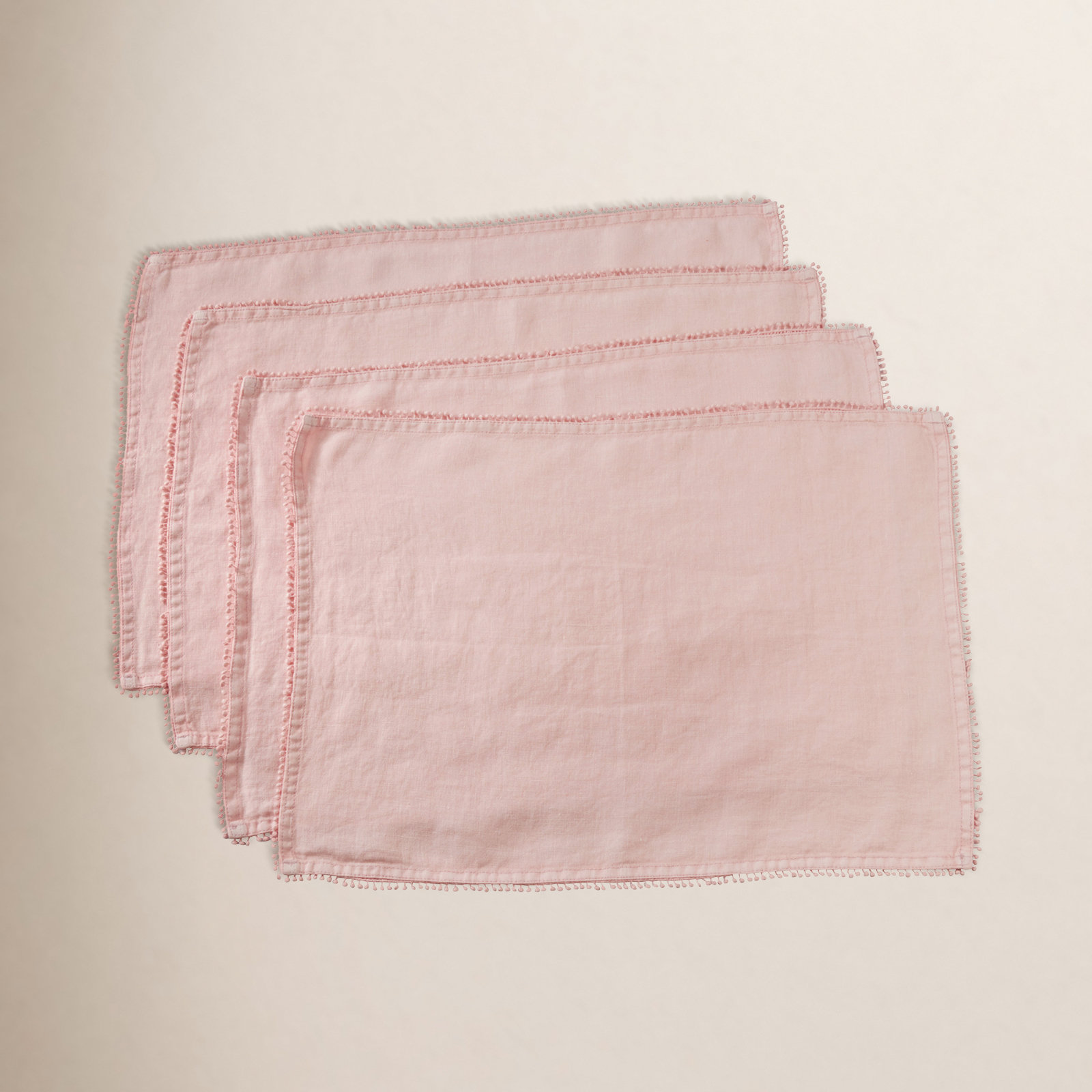 Brigid Linen Placemat, Rose