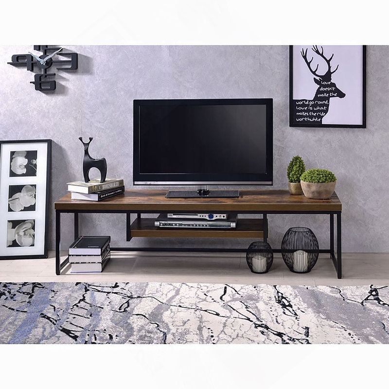 Meuble télé moderne pour le salon, 16" H x 26" L x 16" W