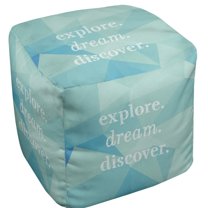 Upholstered Ottoman, Zircon
