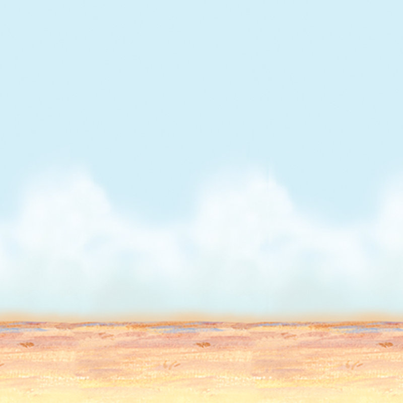 Ciel désertique et toile de fond sable