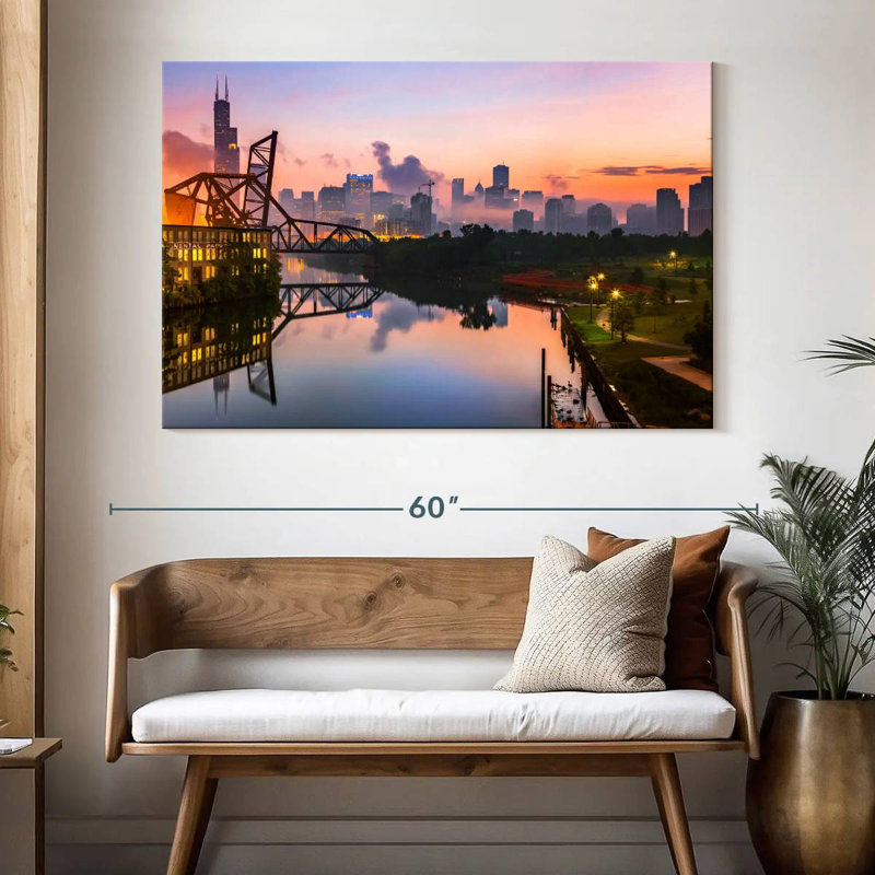 Ravi St. Charles Bridge Chicago, H 34 po x l 51 po