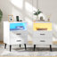 Boersma 45cm W Manufactured Wood Bedside Table-923445599