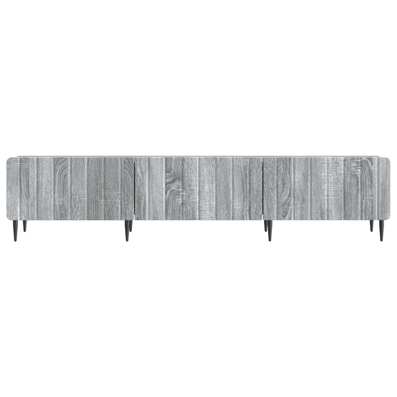 Unfinished TV Stand, Grey Sonoma, 32cm H x 147cm L x 34.5cm W