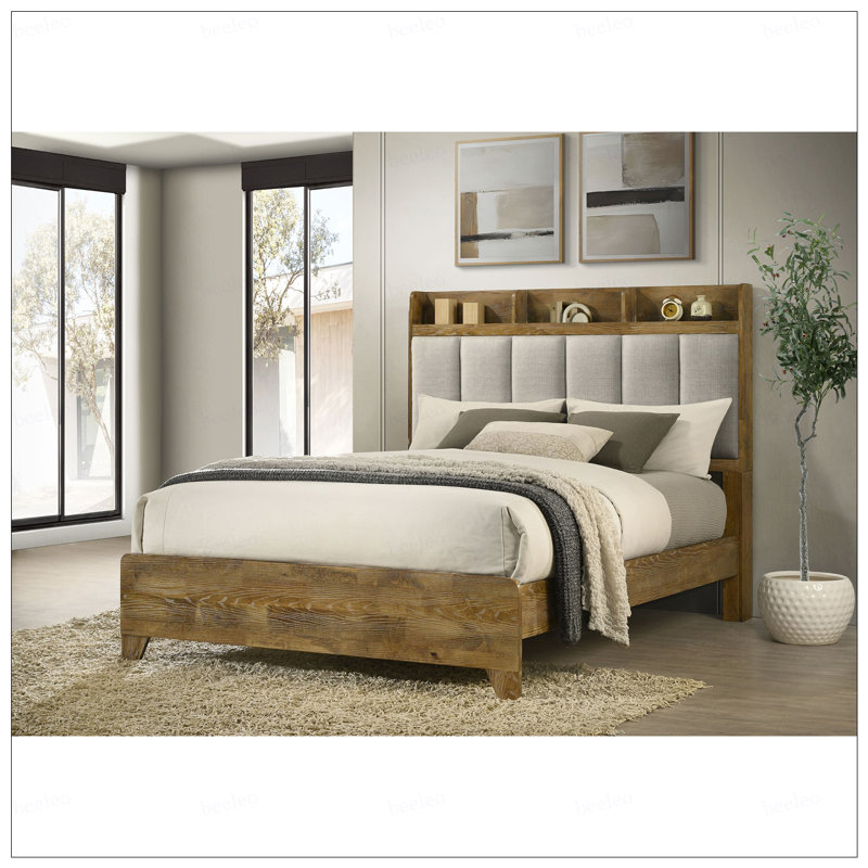 Packard Medium Oak Bookcase Bed