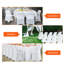 White Stretch Spandex Chair Covers - 30 PCS, Folding Kitchen Chairs Cover, Universal Washable Slipcovers Protector, Removable Chair Seat Covers, For Wedding Party Dining Room Banquet Event