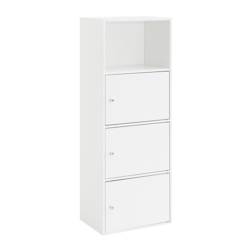 Argonaut 3-Door Accent Cabinets, White