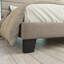 Lit plateforme Elison avec tête de lit tapissier en tissu et lattes en bois-816442008-885812304