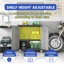 Armoire de rangement en métal robuste avec roulettes - Armoire de rangement pour outils robuste et durable pour les solutions de rangement de garage, de bureau et de maison-696877755