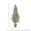 Arborvitae artificiel d'intérieur et d'extérieur en pot-100151934
