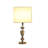 23.5" In Cale Cut-Crystal Modern Table Lamp