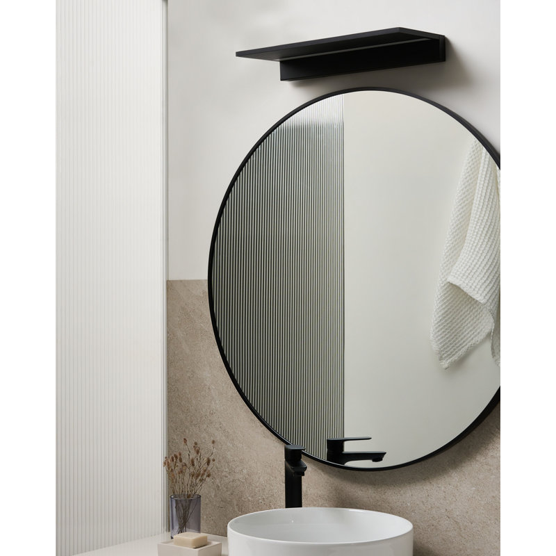 Aluminium LED Armed Sconce, Matte Black
