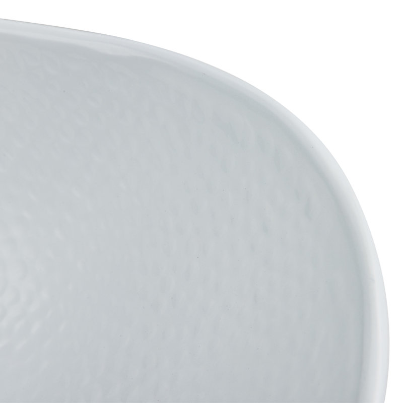 Ivy Bronx Beardall 55mm L x 300mm W Metal Oval Sink,  White