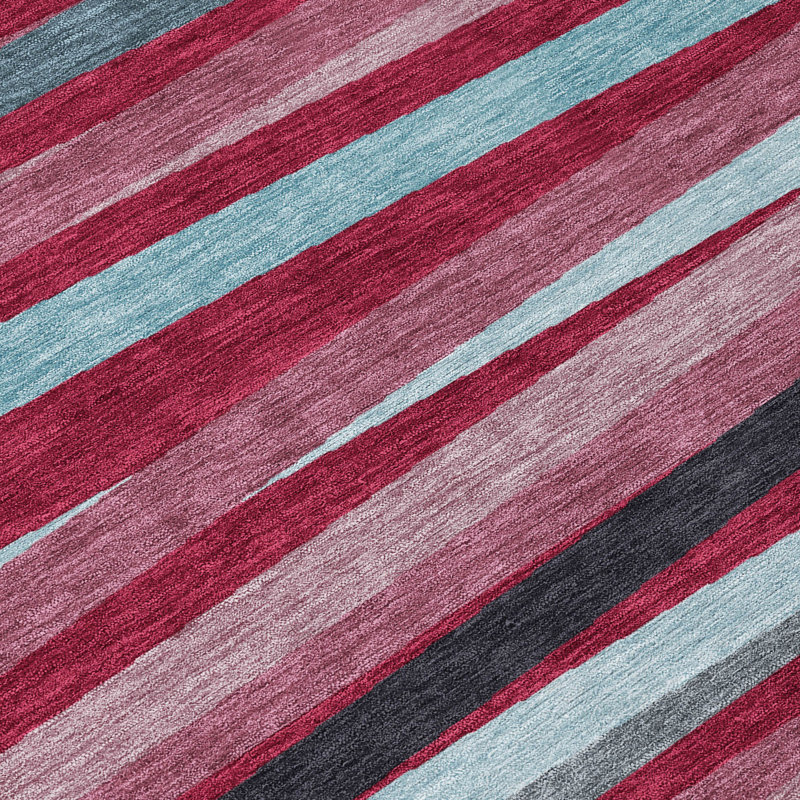Tapis intérieur / extérieur rouge lavable Liora , 2'3" x 7'6"
