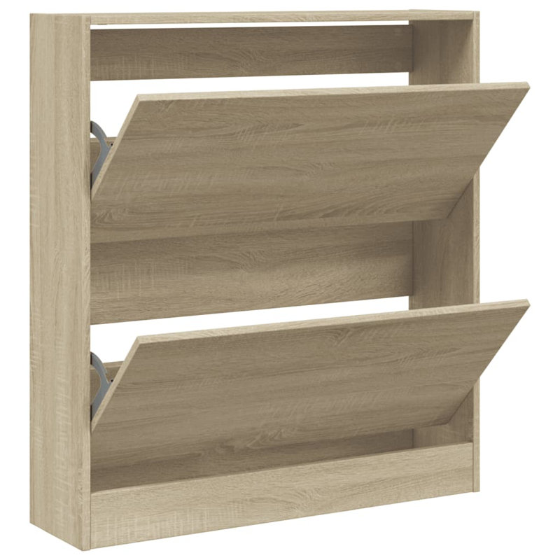 6 Pair Shoe Storage Cabinet, Sonoma Oak