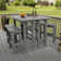 Arbnora Rectangular 4 - Person 54" Long Bar Height Dining Set