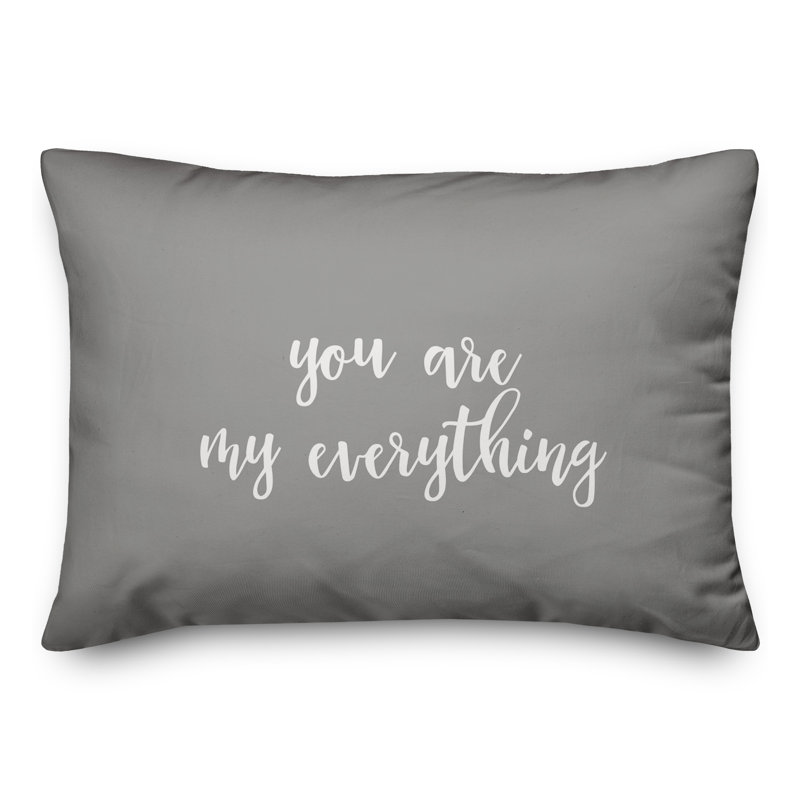  Coussin You Are My Everything, Gris