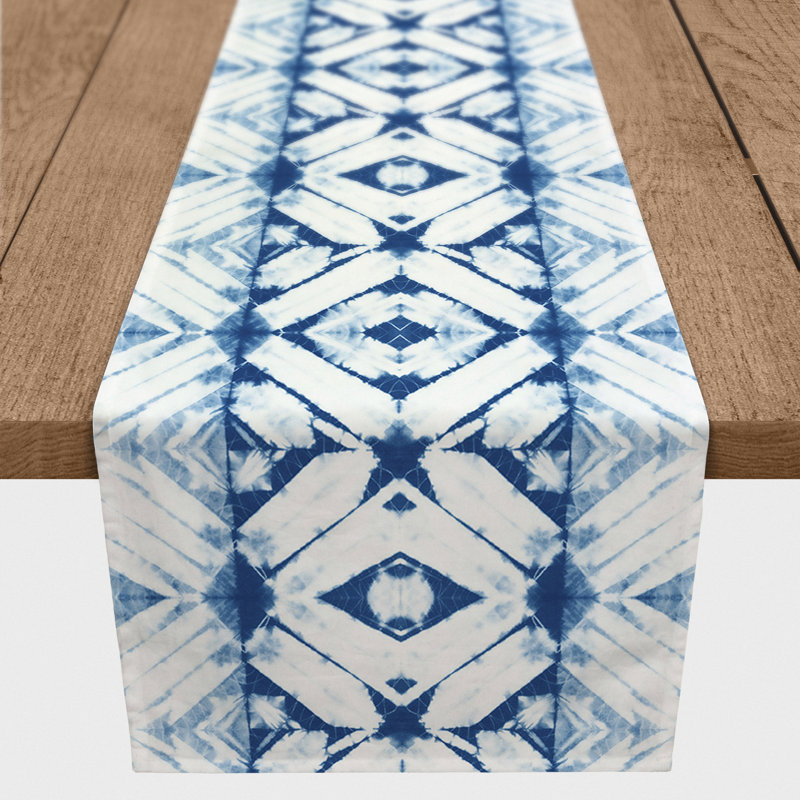 Chemin de table Bonzie, 90 po x 16 po, Bleu marine