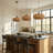 Palma 1-Light Two Tone Natural Woven Oval Pendant Light In Brass Finish
