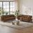 83” Modern Boucle Sofa, Minimalist Style Comfy Loveseat With 2 Pillows, Luxury 2 Seater Couch With Curved Armrest& Wooden Leg, Contemporary Home Sofa For Living Room Bedroom-128467158