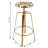 Engman Swivel Adjustable Height Counter Stool with Metal Frame-621097742